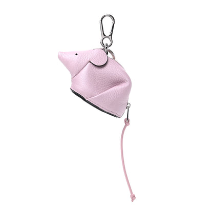 Loewe Calfskin Mouse Coin Pouch Bag Charm Key Holder Pink 3 of 5