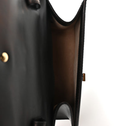 Gucci Calfskin Mini Sylvie Top Handle Bag Black 5 of 11