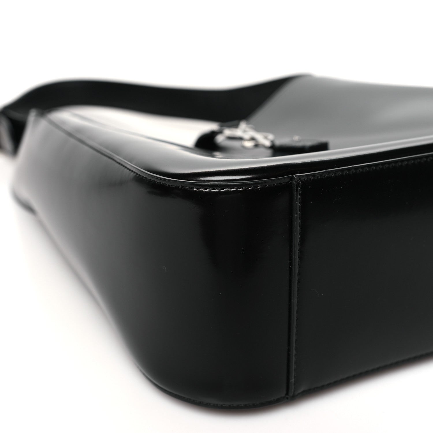 Saint Laurent Patent Small Le 5 A 7 Supple Hobo Black 9 of 10