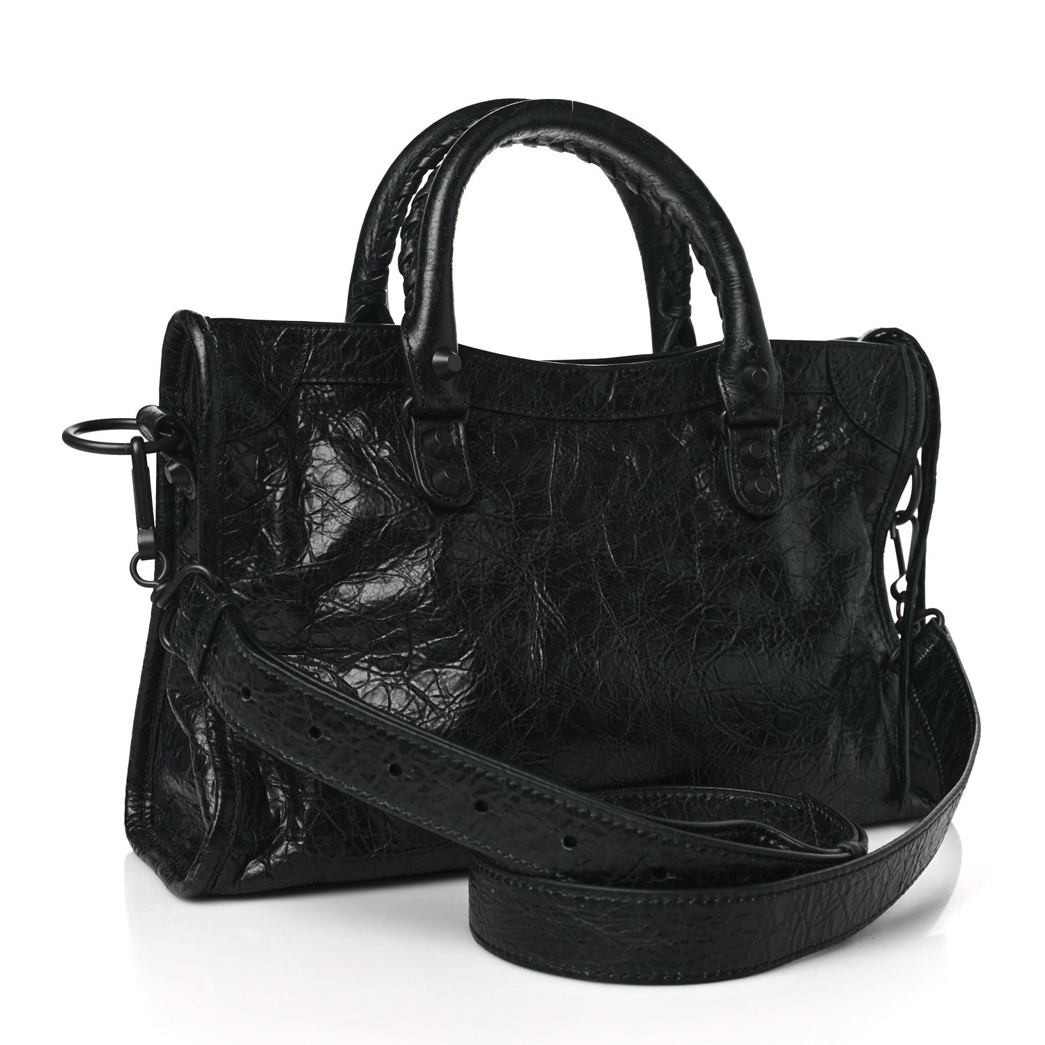 Balenciaga Agneau Arena Classic Hardware Small Le City Black 3 of 10