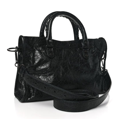 Balenciaga Agneau Arena Classic Hardware Small Le City Black 3 of 10