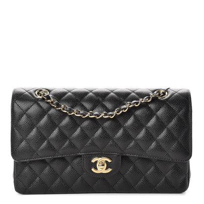 Chanel Caviar Quilted Medium Double Flap Black 1 of 11