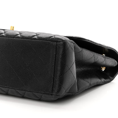 Chanel Caviar Quilted Maxi Single Flap Black 8 of 8