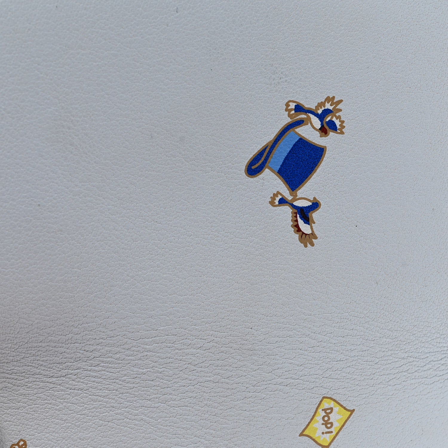 Hermes Swift Printed Cowboy Calvi Card Case Bleu Brume 8 of 8
