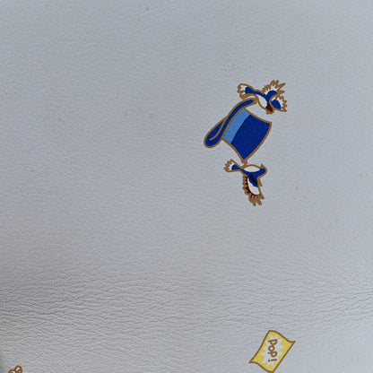 Hermes Swift Printed Cowboy Calvi Card Case Bleu Brume 8 of 8