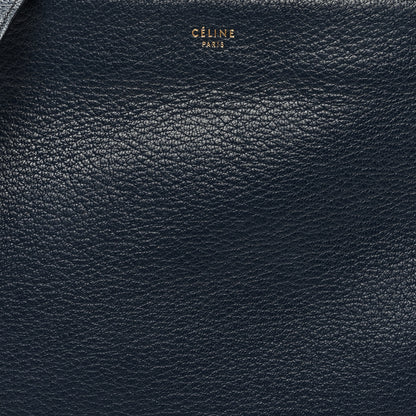Celine Lambskin Large Trio Crossbody Bag Navy Blue 9 of 12