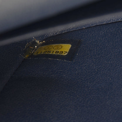 Chanel Lambskin Perforated Medium Double Flap Blue 9 of 9