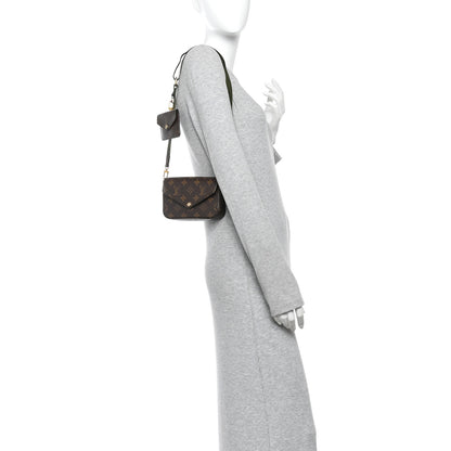 Louis Vuitton Monogram Felicie Strap & Go Kaki 2 of 13