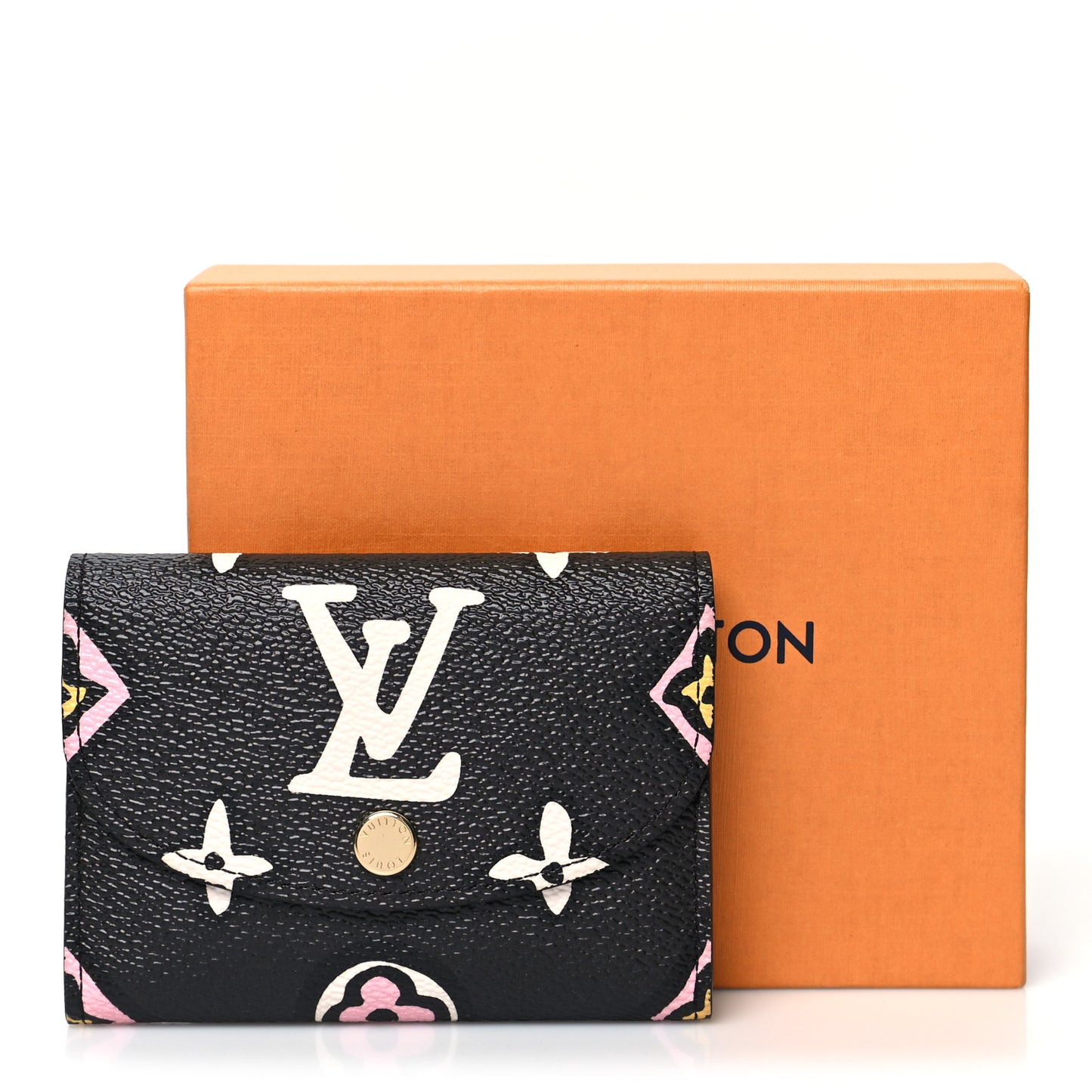 Monogram Giant Wild At Heart Rosalie Coin Purse Black