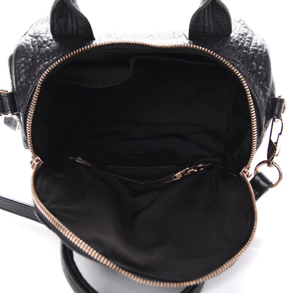Alexander Wang Pebbled Lambskin Rockie Black Rose Gold Hardware 5 of 9