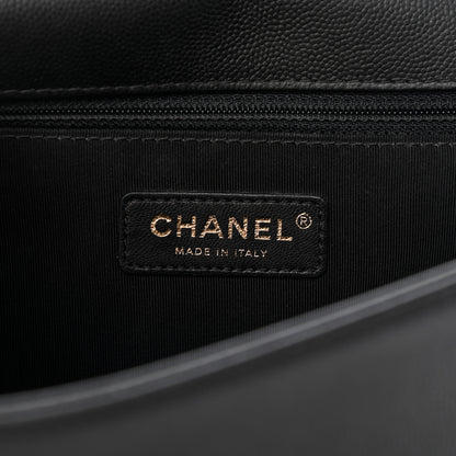 Chanel Caviar Quilted New Medium Boy Flap Black 5 of 6