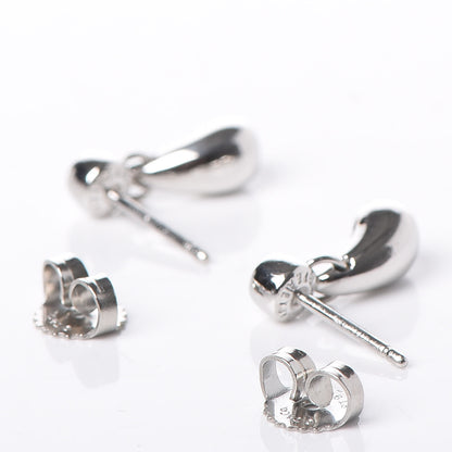 Tiffany Platinum Diamond Elsa Peretti Teardrop Earrings 3 of 4