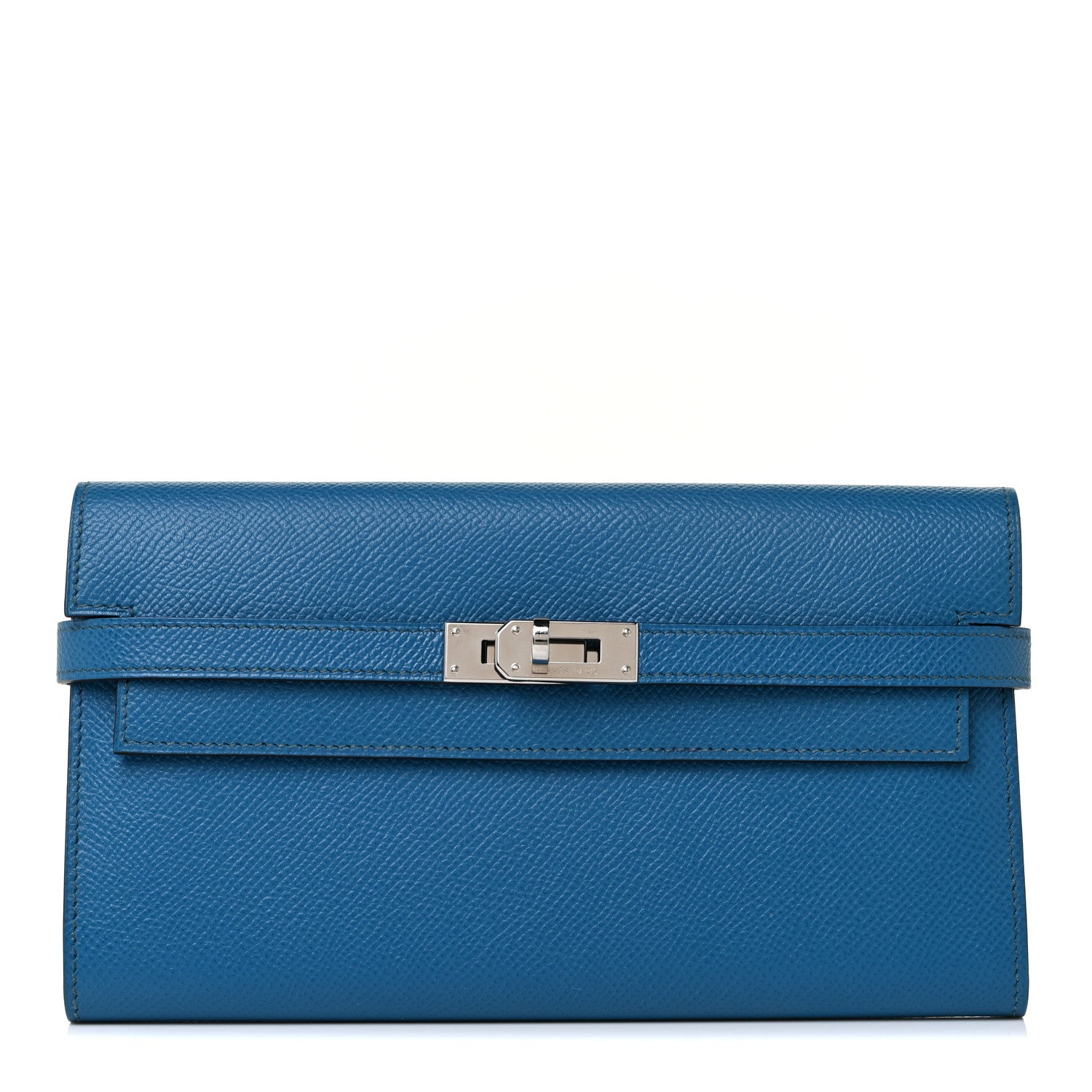 Hermes Epsom Kelly Longue Wallet Bleu Izmir 1 of 9