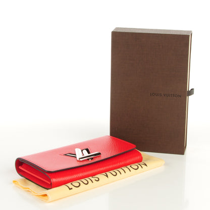Louis Vuitton Epi Twist Wallet Coquelicot 4 of 8