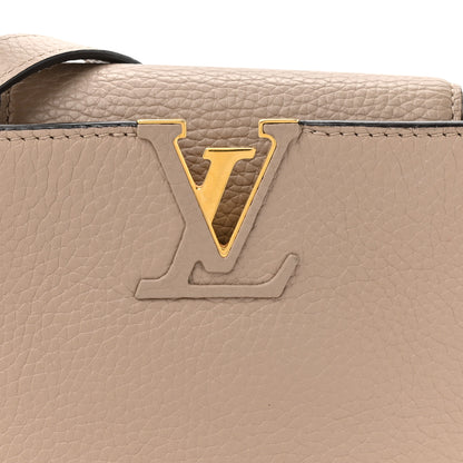 Louis Vuitton Taurillon Capucines BB Galet 8 of 14