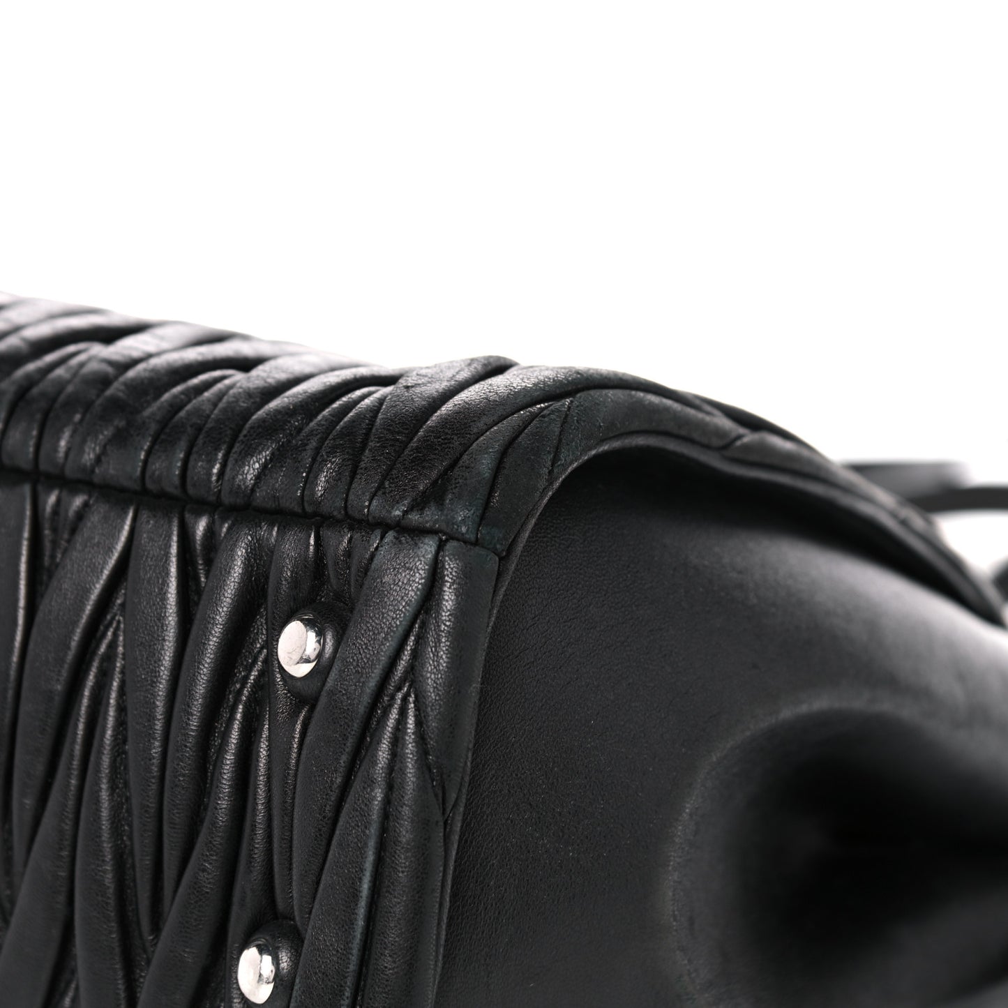 Nappa Matelasse Tote Black