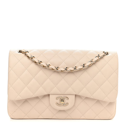 Chanel Caviar Quilted Jumbo Double Flap Beige Clair 1 of 9