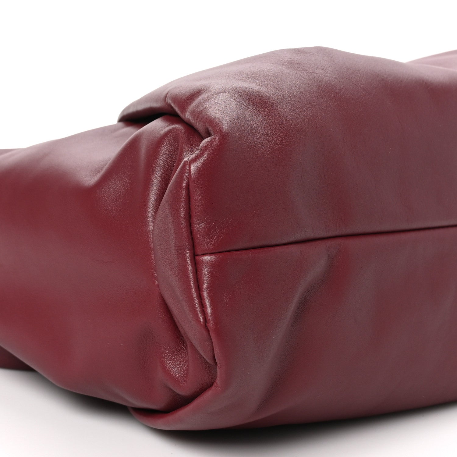 Bottega Veneta Smooth Butter Calfskin Small The Shoulder Pouch Dark Red 8 of 9