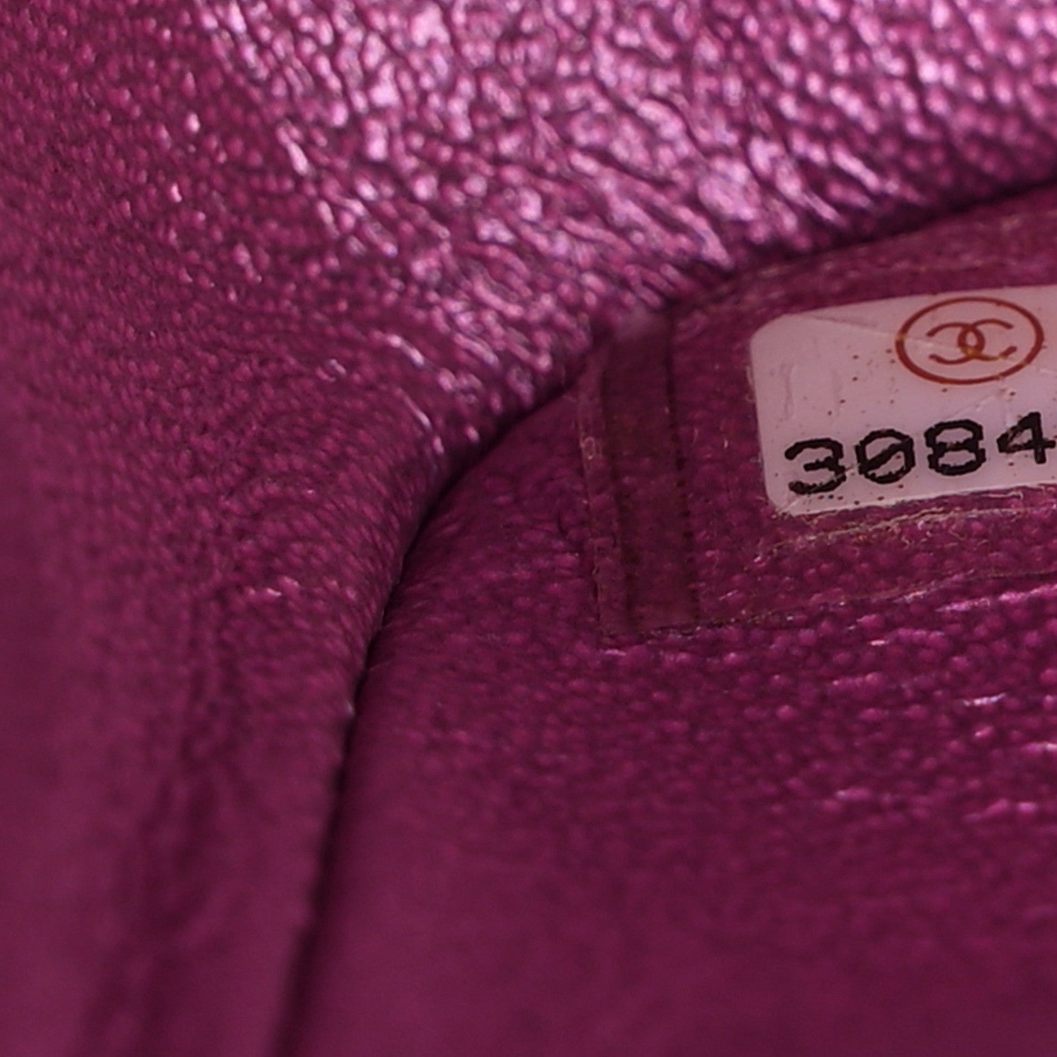 Chanel Iridescent Lambskin Quilted Medium Double Flap Purple 7 of 10