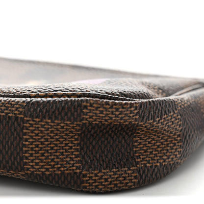 Louis Vuitton Damier Ebene Illustre Mini Pochette Accessories Violet 10 of 11