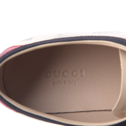 Gucci Calfskin Stamp Print Womens Falacer Sneakers 37.5 Soy 8 of 10