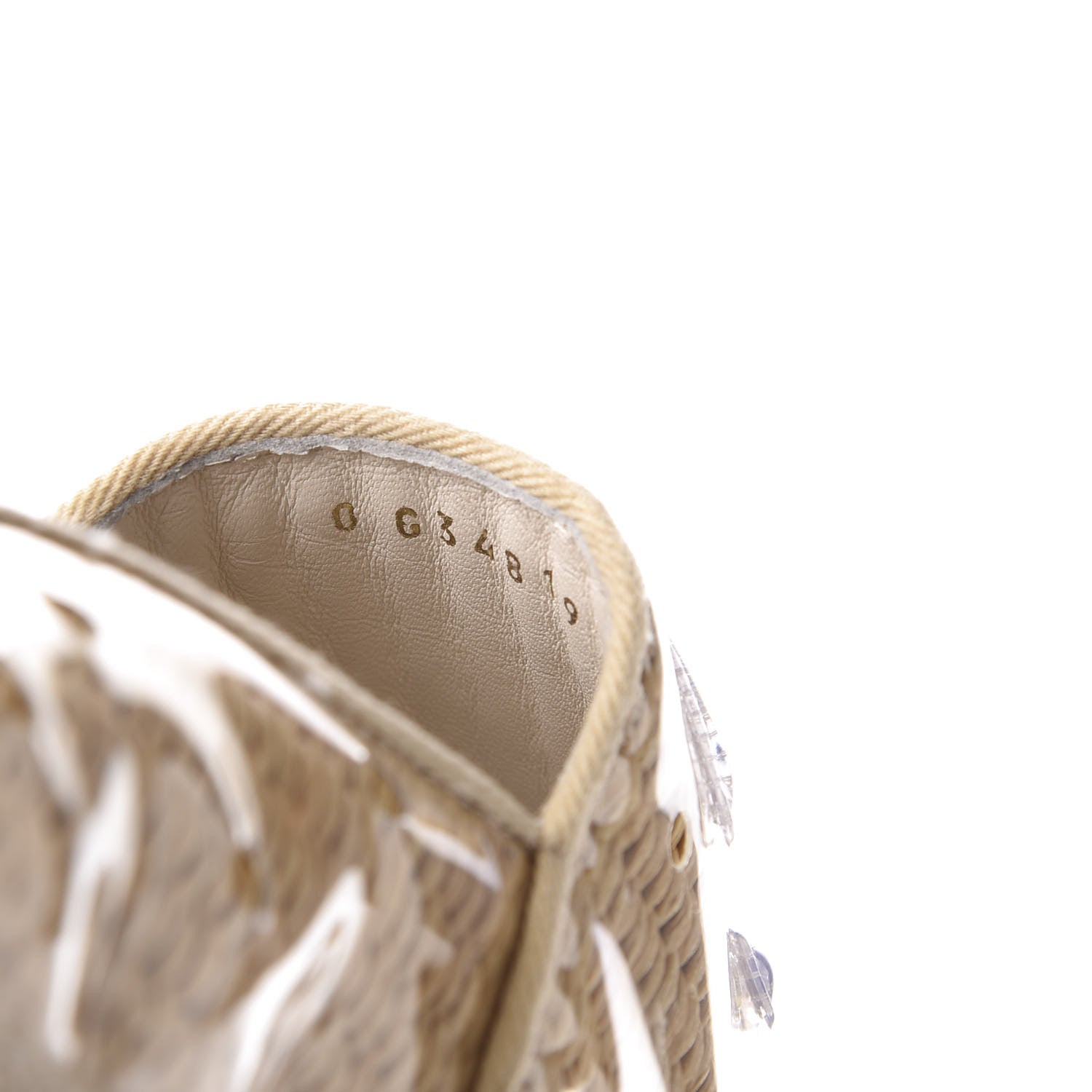 Chanel PVC Raffia CC Espadrilles 41 Beige 10 of 11