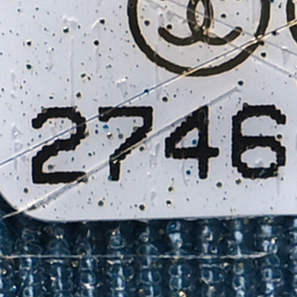 Chanel Grained Calfskin Quilted CC Box Flap Wallet Light Blue 8 of 11