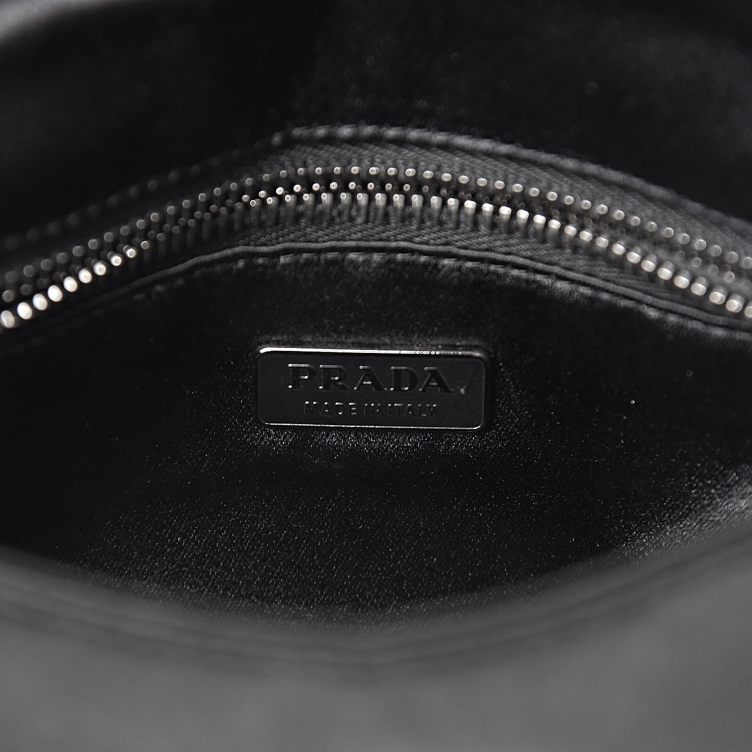 Prada Satin Crystal Clutch Black 6 of 12