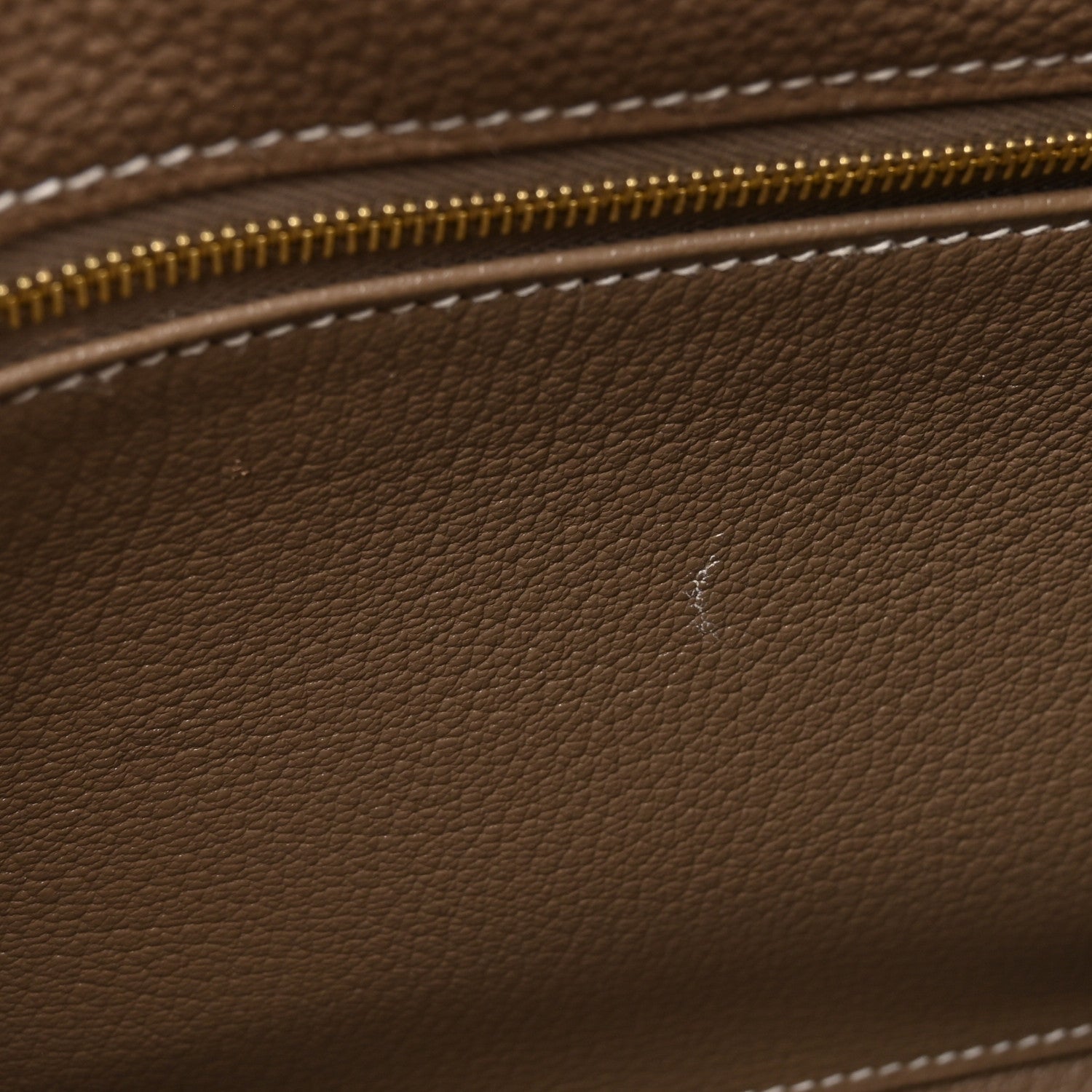 Hermes Togo Kelly Retourne 25 Etoupe 15 of 15