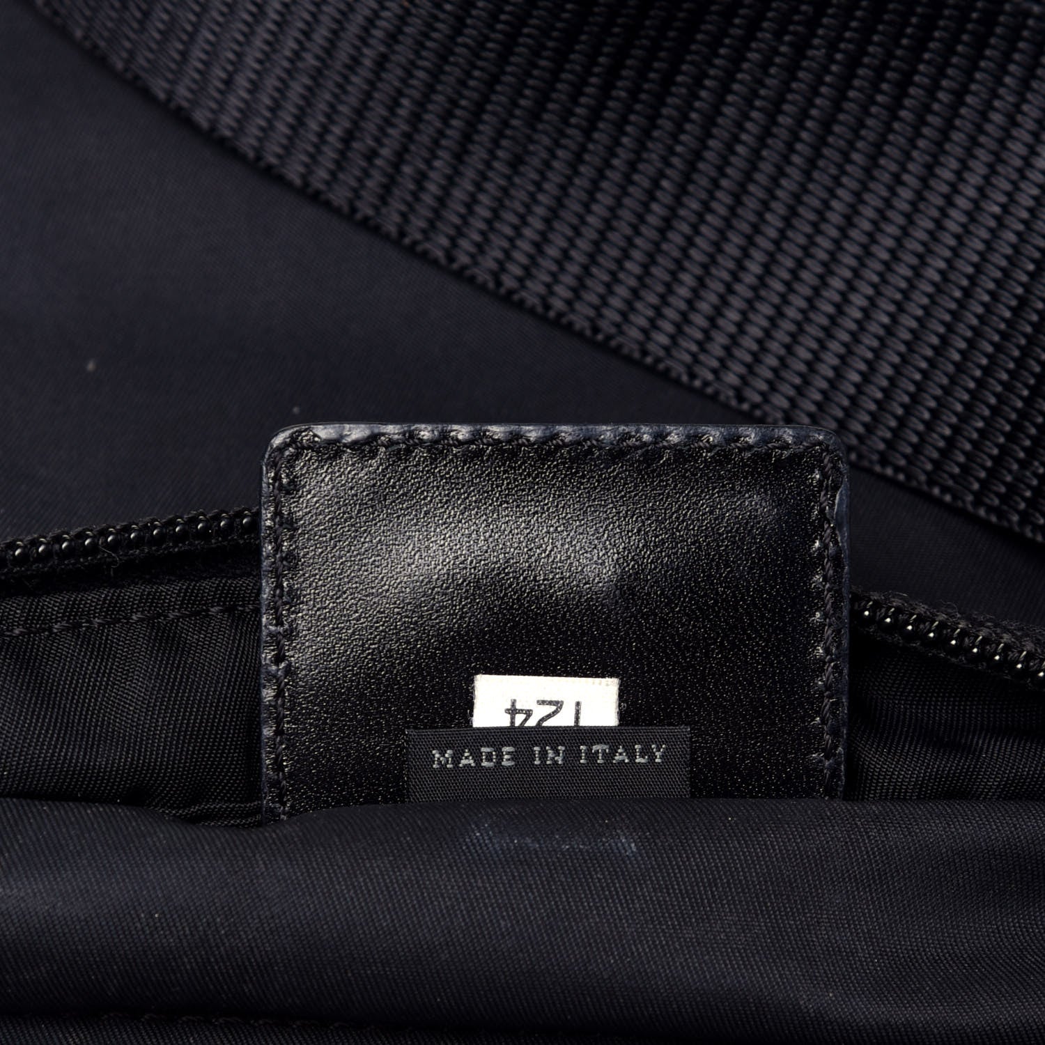 Prada Nylon Vela Messenger Black 7 of 9