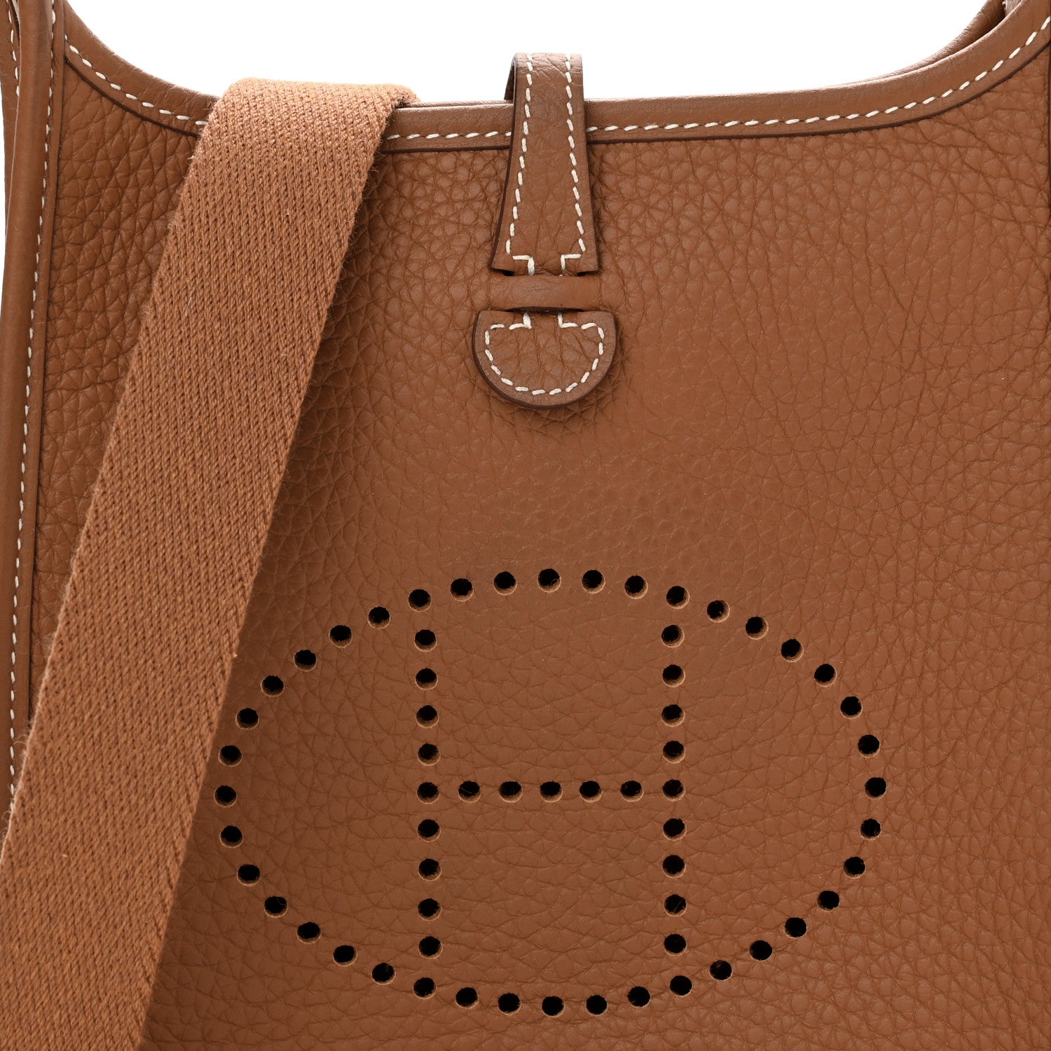 Hermes Taurillon Clemence Evelyne TPM Gold 8 of 11