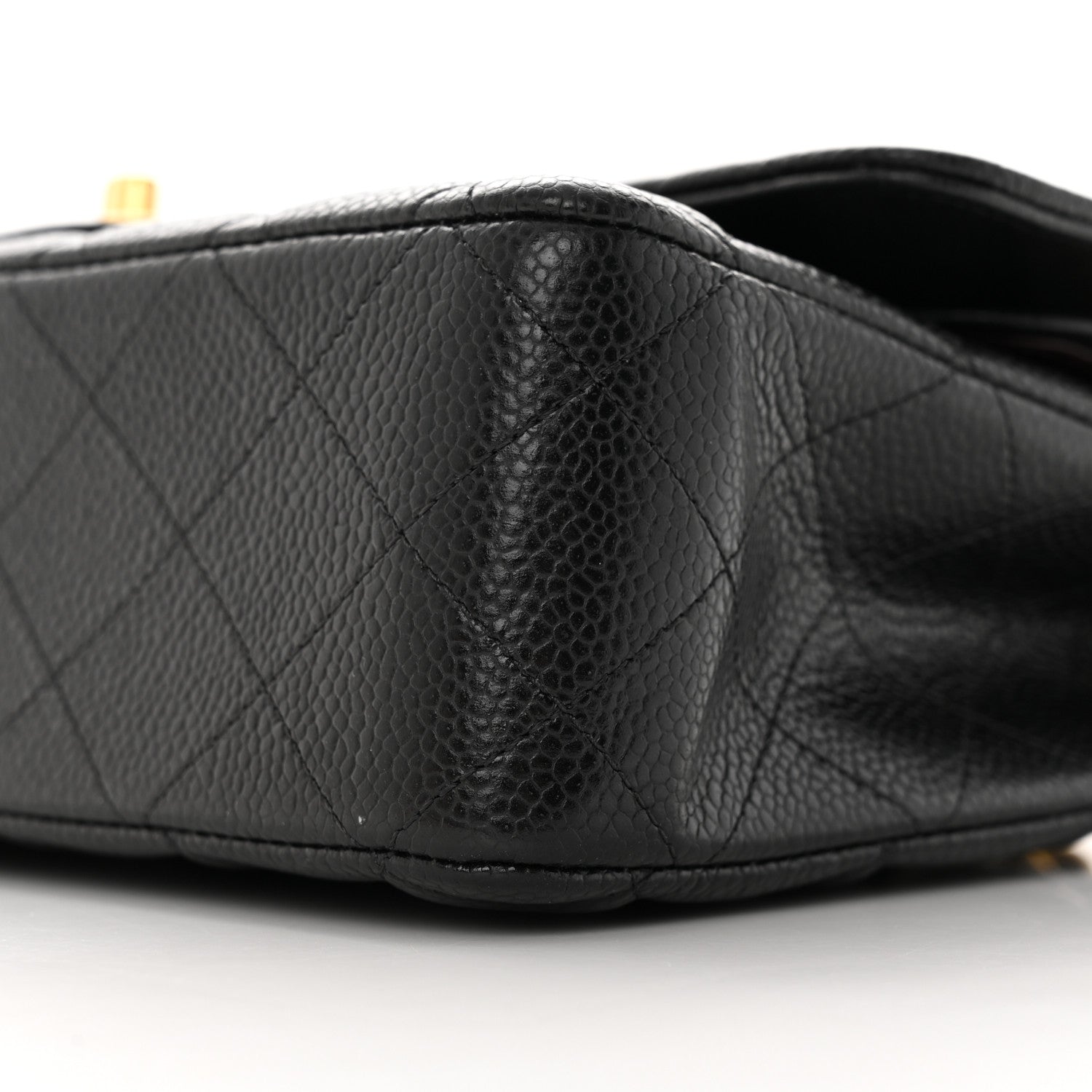 Chanel Caviar Quilted Medium Double Flap Black 10 of 13