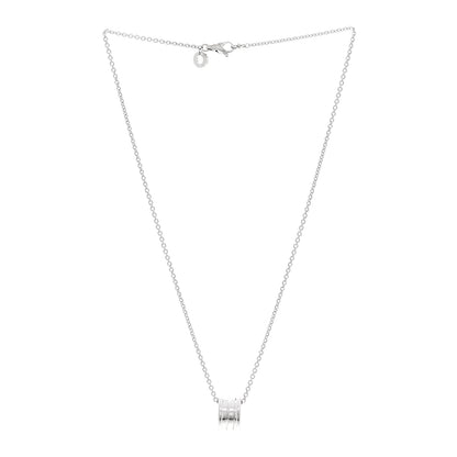 Bulgari 18K White Gold B.Zero1 Pendant Necklace 3 of 4