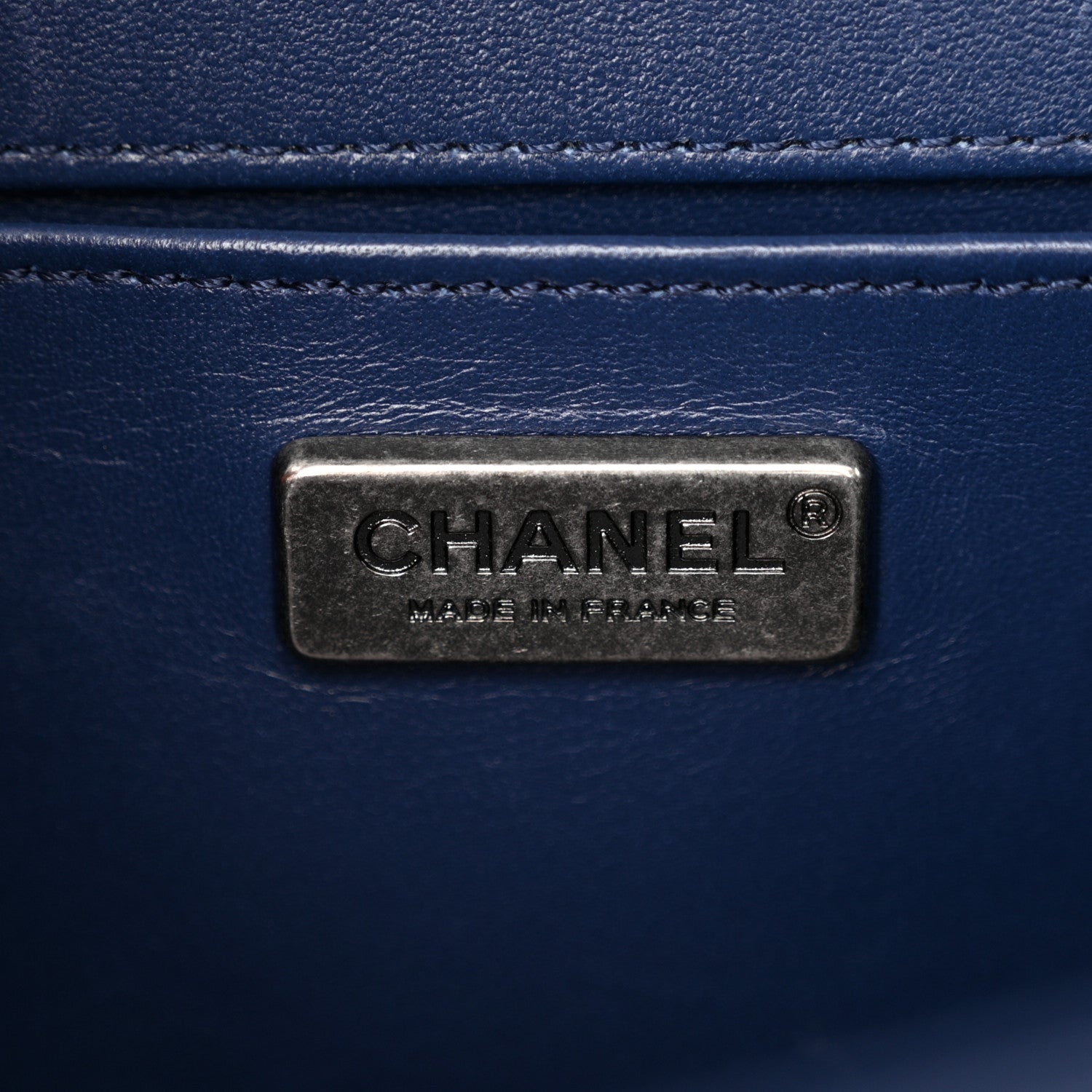 Chanel Lambskin Tile Medium Mosaic Boy Flap Navy Multicolor 6 of 12