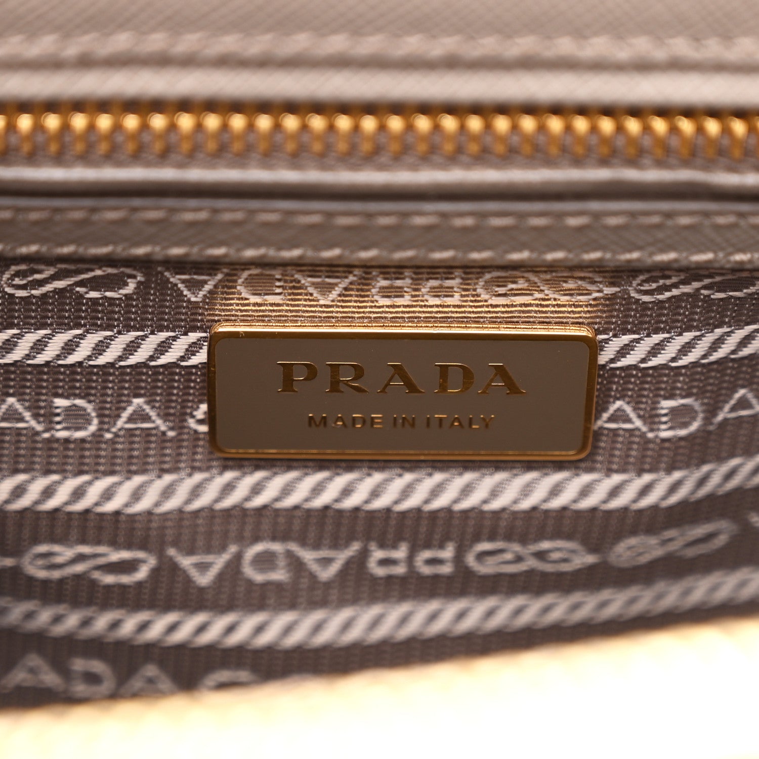 Prada Saffiano Small Galleria Double Zip Tote Argilla 6 of 12