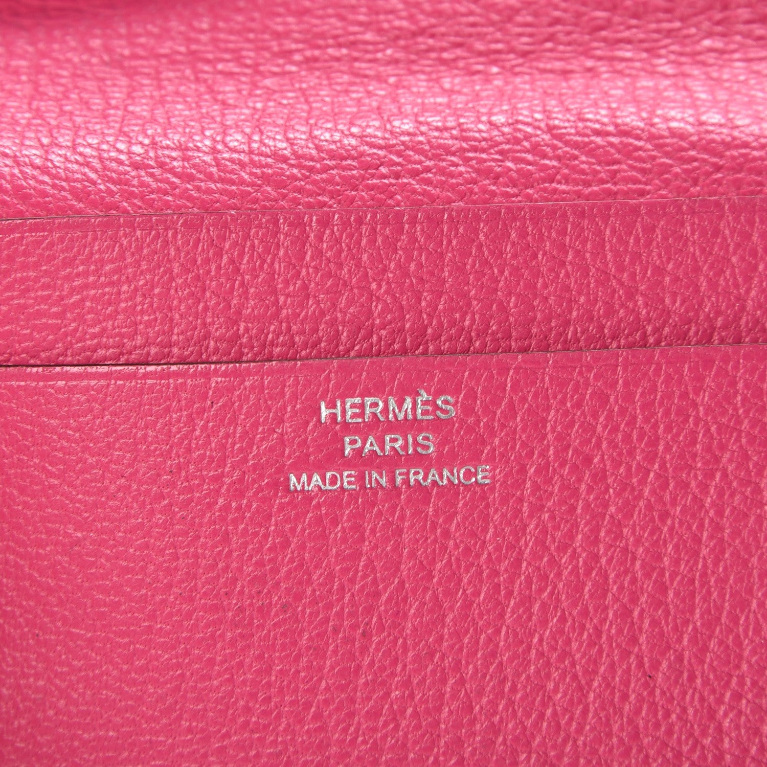 Hermes Chevre Mysore Evelyne Card Wallet Rose Tyrien 6 of 7
