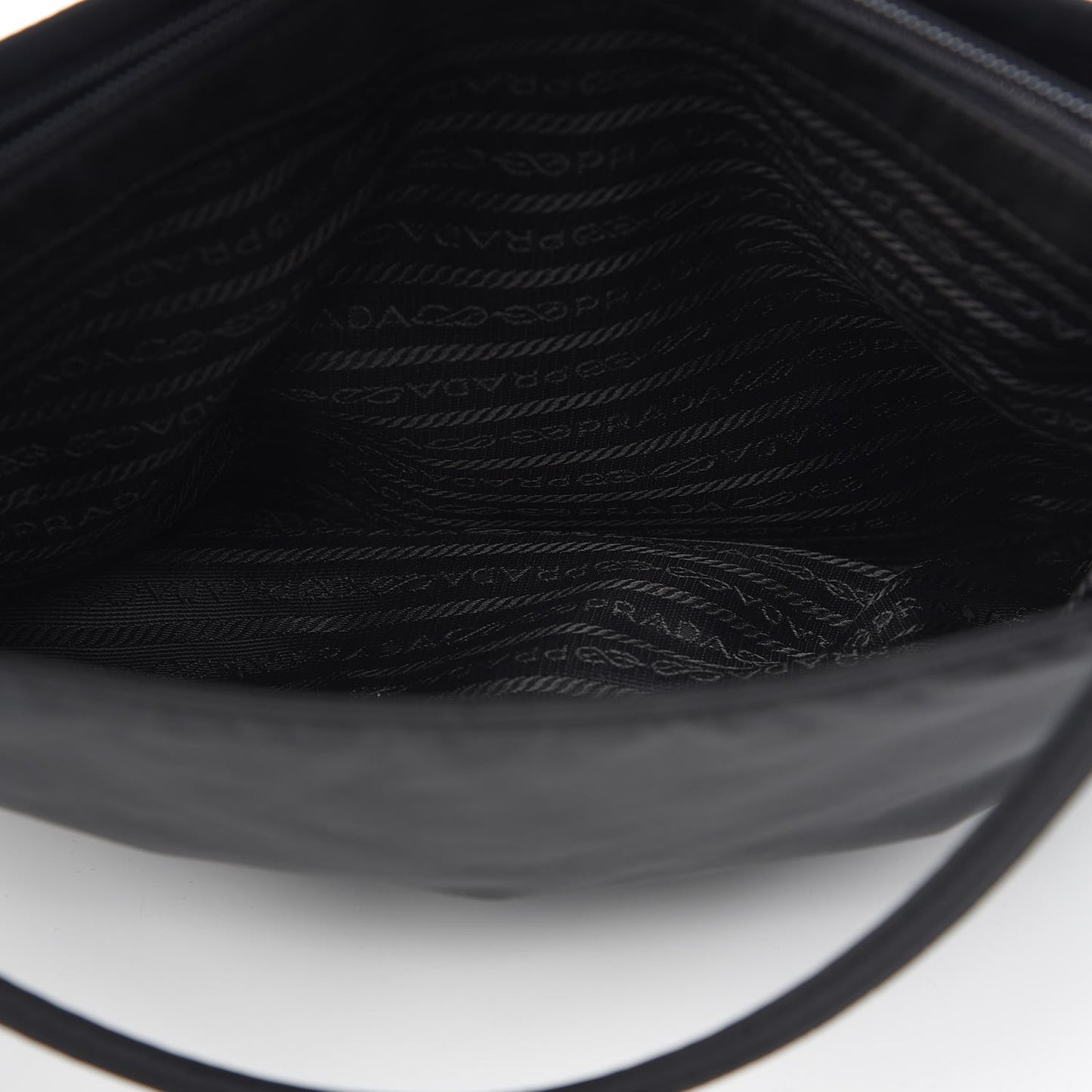 Nylon Vela Shoulder Bag Black
