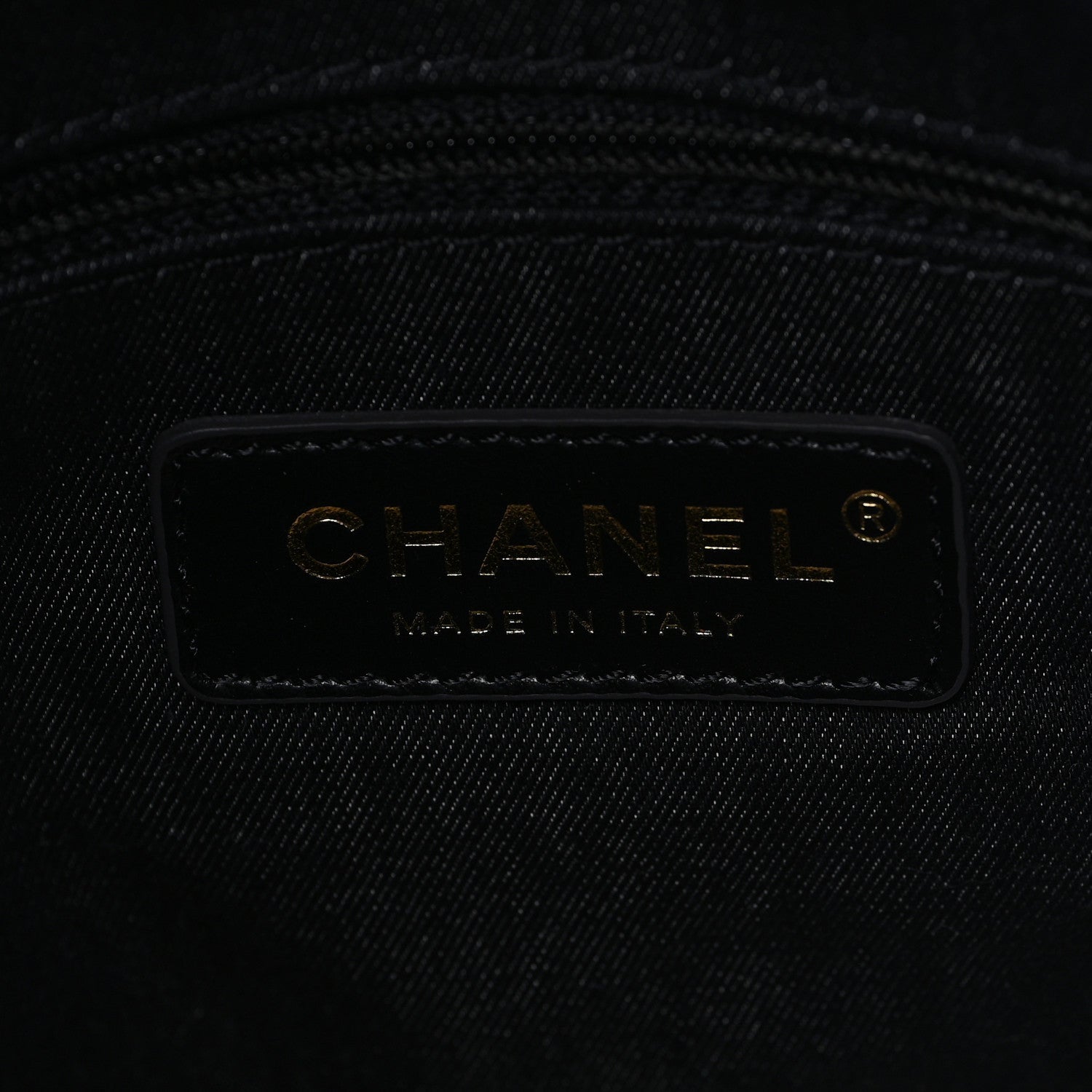 Chanel Denim Quilted Denim Mood Maxi Shopping Bag Black Multicolor 6 of 10