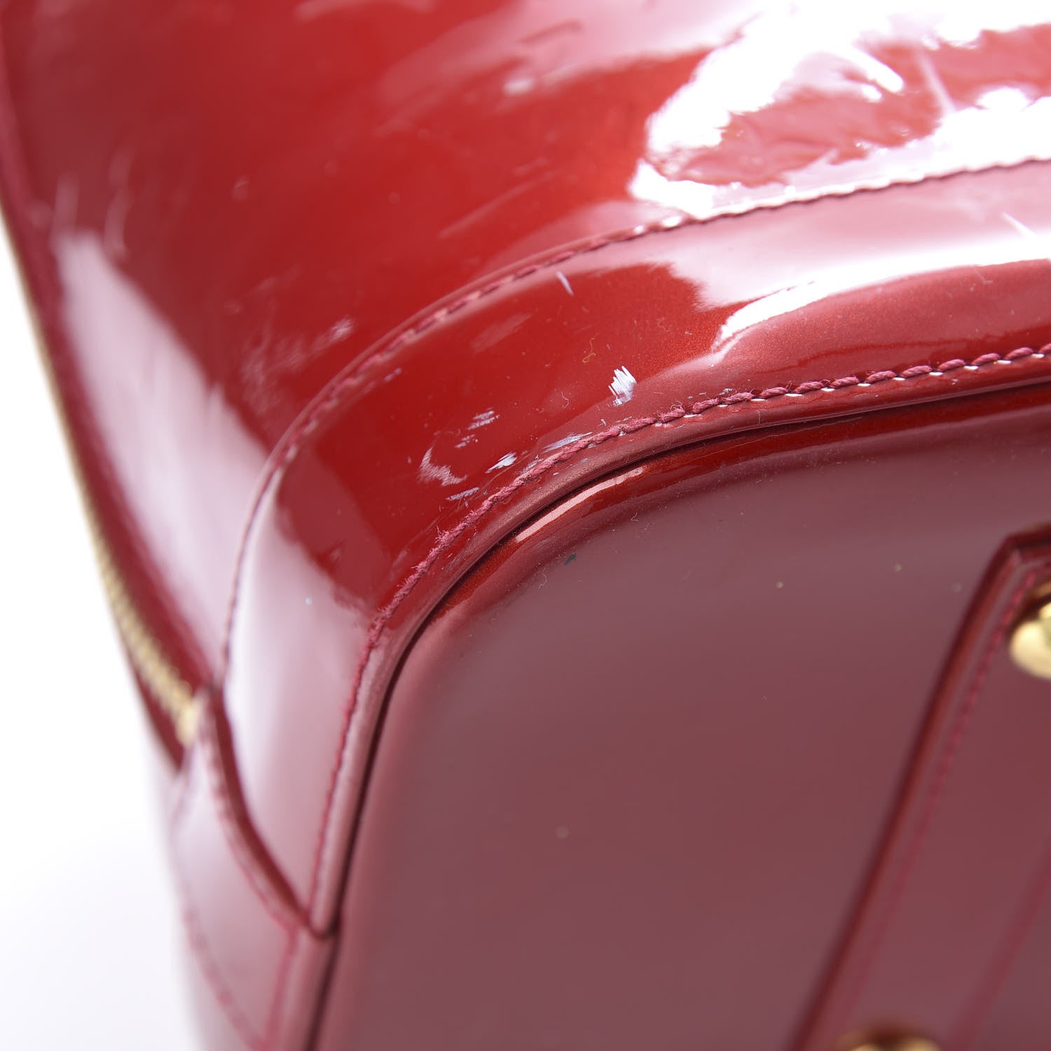 Louis Vuitton Vernis Alma GM Pomme D'Amour 11 of 19