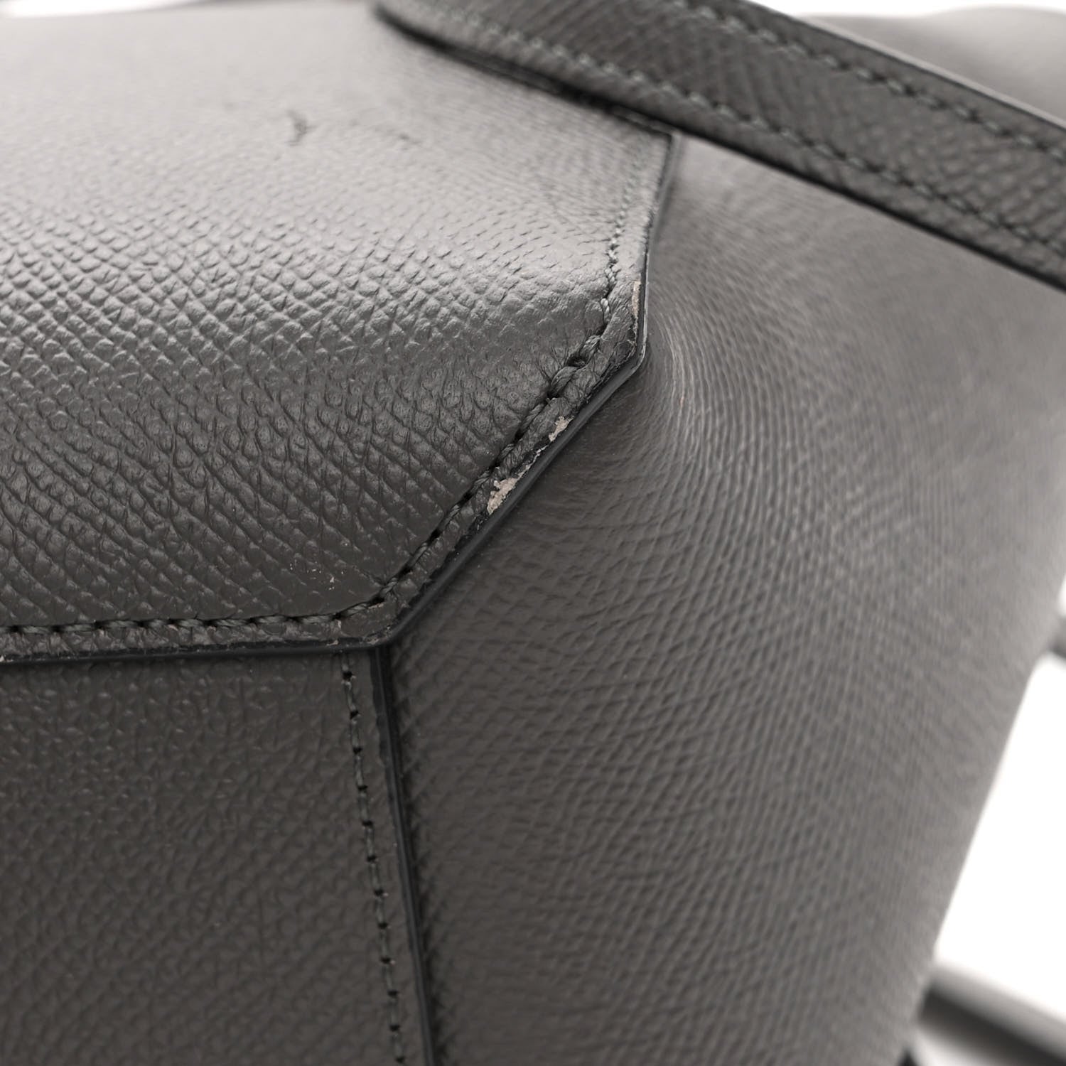 Celine Grained Calfskin Nano Belt Bag Grey 10 of 13