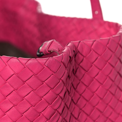 Bottega Veneta Nappa Intrecciato Large Seamless Tote Fuchsia 19 of 27