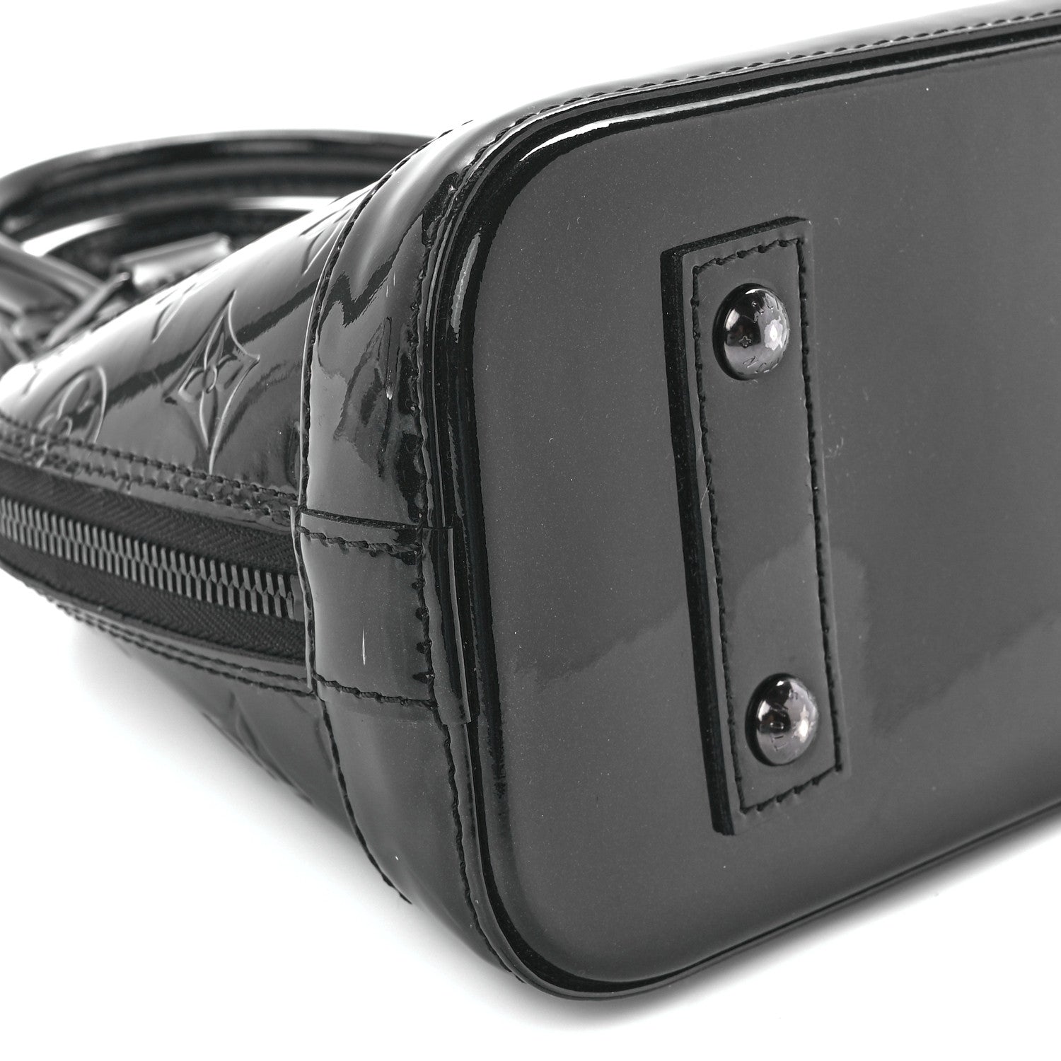 Louis Vuitton Vernis Alma BB Noir Magnetique 10 of 11
