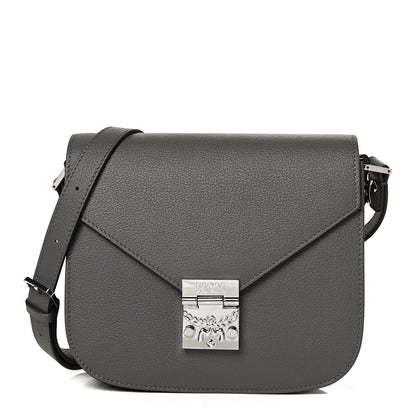 MCM Park Avenue Calfskin Small Patricia Crossbody Bag Charcoal 1 of 13