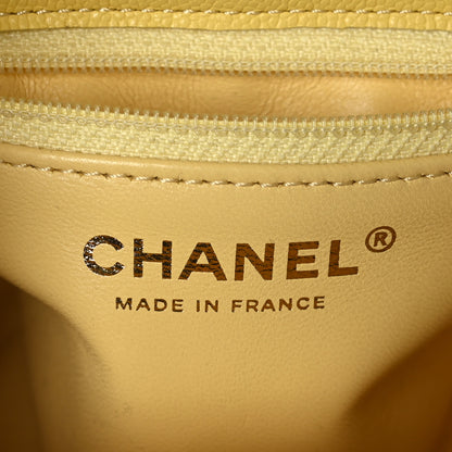 Chanel Caviar Quilted Mini Sweet Classic Flap Yellow 11 of 27