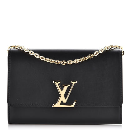 Louis Vuitton Calfskin Chain Louise GM Black 1 of 6