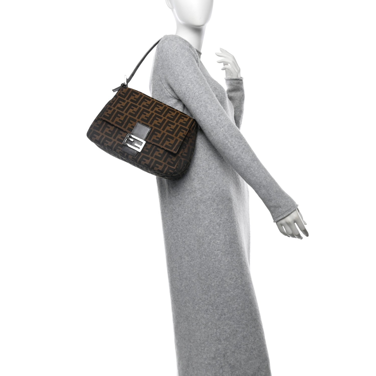 Fendi Zucca Mama Baguette Tobacco 2 of 9