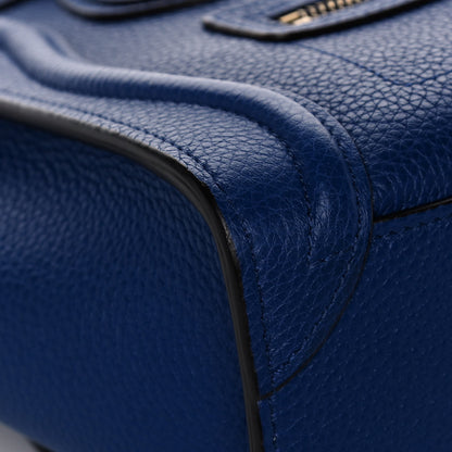 Celine Palmelato Calfskin Nano Luggage Indigo 9 of 14