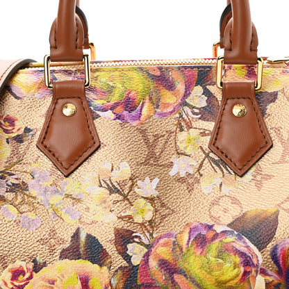 Louis Vuitton Metallic Monogram LV Garden Speedy Bandouliere 25 Gold 8 of 10