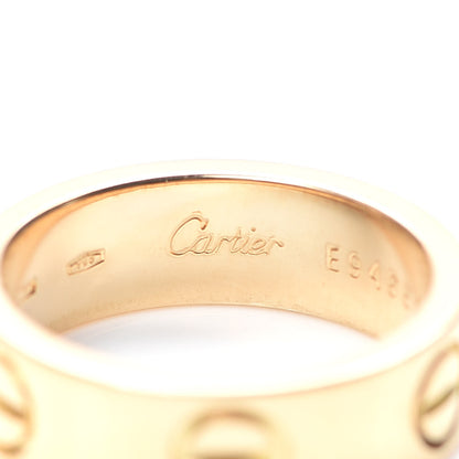 Cartier 18K Yellow Gold 5.5mm LOVE Ring 48 4.5 4 of 8