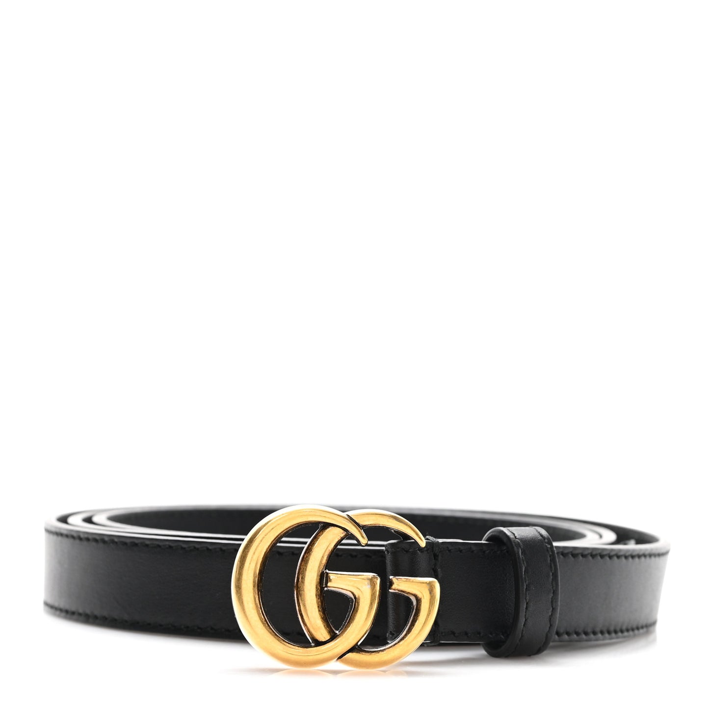 Calfskin Double G 20mm Belt 105 42 Black